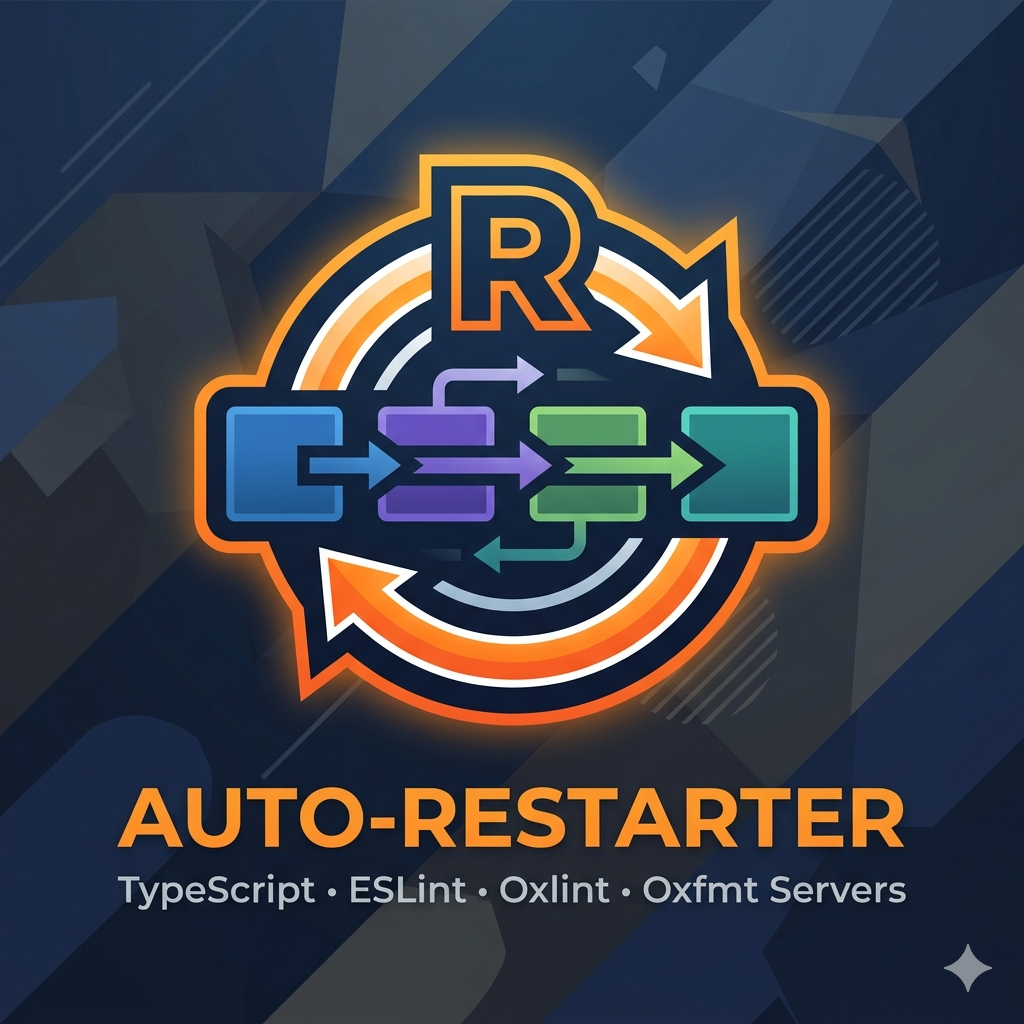 Auto-Restarter: TypeScript, ESLint, Oxlint, Oxfmt Servers
